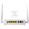 Modem ONU GPon Ftth, Wifi 4Lan, ZTE modem Adsl, 3FE 1GbE, SC-UPC azul, 20Km Usb, 7w, Gbps 2.4_Down 2.4_Up. Gtia:90d