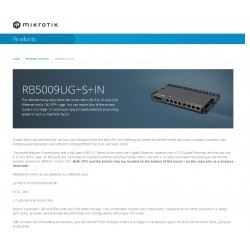 RouterBOARD MikroTik, Usb 3.0 Tipo A, 1 Puerto 2.5 Gbps, 7 Puertos 1Gbps, 1 SFP+ 10Gbps, 1Gb RAM, RouterOS v7 Gtía:30