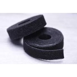 VELCRO Largo 13.7m, Ancho: 20mm, Negro One-Wrap 45 ft x 3 1/4" inch, Black