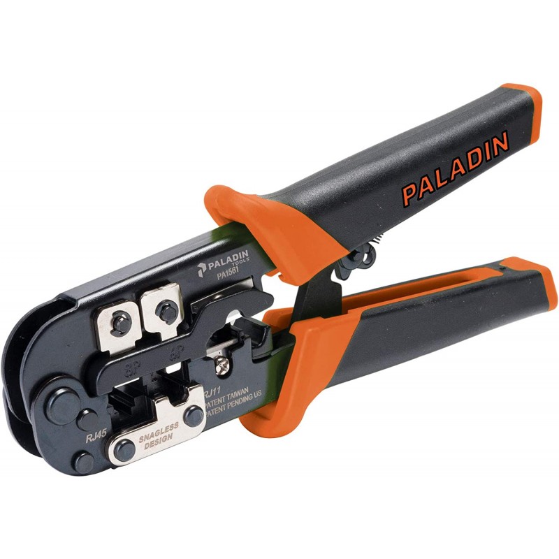 Crimping Tool Rj45 All-In-One Paladin Crimp Rj11-4/Rj22-6, Cat5E, CAT 6. Brand "TEMPO". Bajo pedido: 2 sem aprox