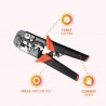 Crimping Tool Rj45 All-In-One Paladin Crimp Rj11-4/Rj22-6, Cat5E, CAT 6. Brand "TEMPO". Bajo pedido: 2 sem aprox