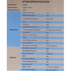 OPM VFL Gen Tono, 1310, 1490, 1625nm NCV 6x WL 850_1550, 10mw, POE Test Adap fo SC, Distanc, Bat Rec. Grtia:10d ( NF-8508 )