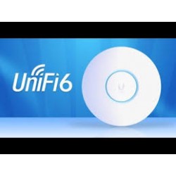 Punto de Acceso UAP U6-PRO Ubiquiti UniFi Wi-Fi 6, Dual Band 5 GHz 4x4 MU, Indoor 500 Users IP64, b/a/g/n/AC, 1000Mbps.