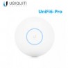 Punto de Acceso UAP U6-PRO Ubiquiti UniFi Wi-Fi 6, Dual Band 5 GHz 4x4 MU, Indoor 500 Users IP64, b/a/g/n/AC, 1000Mbps.