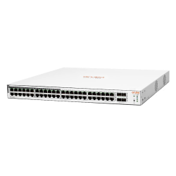 Switch Smart 48 Ptos Giga PoE 370W +4Sfp, HP Aruba Instant On 1830,  Admin L2, QoS, VLAN. Gtia: 30d