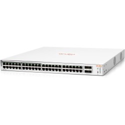 Switch Smart 48 Ptos Giga PoE 370W +4Sfp, HP Aruba Instant On 1830,  Admin L2, QoS, VLAN. Gtia: 30d