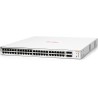 Switch Smart 48 Ptos Giga PoE 370W +4Sfp, HP Aruba Instant On 1830,  Admin L2, QoS, VLAN. Gtia: 30d