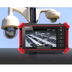 IP Camera Tester 4K 8Mpx, 5" Poe PtzIPS Touch Screen Vga-Hdmi, Android, 4en1Rs485, In-Output DC12v, Display. Gtia:7d