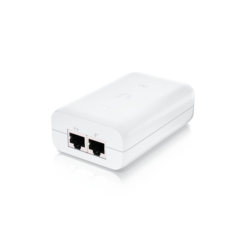 Inyector POE Ubiquiti Gigabit, 48v, 30W Rem Reset, ESD, 0.32Amp,  802.3at, Pins 4_5+ y Pin 7_8-. Gtia:10d