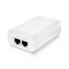 Inyector POE Ubiquiti Gigabit, 48v, 30W Rem Reset, ESD, 0.32Amp,  802.3at, Pins 4_5+ y Pin 7_8-. Gtia:10d