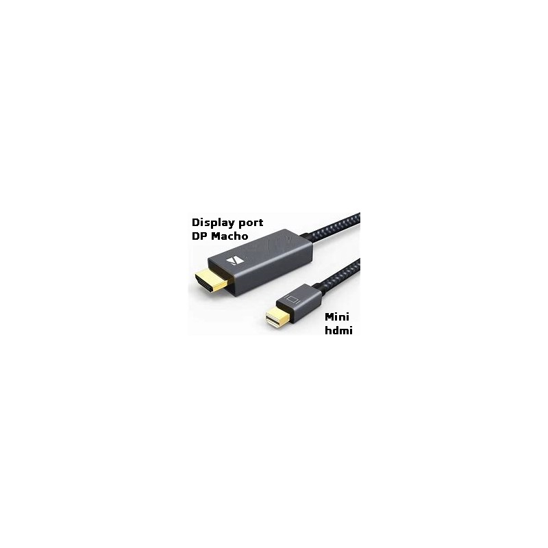 Cable mini Display Port Hdmi a Hdmi Mach 6ft, 1.8mts, negro