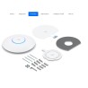 Punto de Acceso UAP U6+ Ubiquiti UniFi Wi-Fi 6 Dual Band, 57.3/240.2 Gbps, 300 Usr, Poe AF 2x2 MU-MIMO, a/b/g