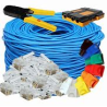 Patch Cord CAT6 STR 0.50m Azul, Certificados.