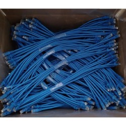 Patch Cord CAT6 STR 0.50m Azul, Certificados.