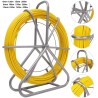 Guaya Pasacable Mariota 200mt 6mm, 10.6kg, 656ft, 1/4". Amarillo, freno man fibra de vidrio, kits de punta metalica