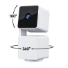 Camara WiFi PTZ 2Mpx 2.8mm, Outdoor IP65 MicBid 2.4Ghz, Sd256Gb ExFAT, 1080px 180/360gd Cloud, IR10m, Cable, Gtia: 10d