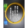 Patch Cord FO SM SC Upc SC Apc 2M Simple Amarillo, 2mm, G652D, Cruzado Apc/Upc Sencillo - Simplex.  Azul Lc Verde Lc