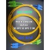 Patch Cord FO SM LC SC Upc/Upc 2M Duplex Chaq Amarillo, 2mm, G652D. Azul Cruzado