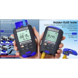 Optical Powermeter, Lan Tester Rj45, 10x Wavelengths, -70dBm~+10dBm. 850/980/1270/1300/1310/1490/1550/1577/1625/1650nm. NO G