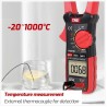 Pinza Clamper VOM Digital, 600Vac 400Amp Diodos, Temp, 10Mhz, Ac/Dc, Ncv, Leds, Lcd, puntas, 2bat. Grtia: 0dias