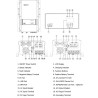 Inversor Growatt 110-220Vac 6000Va 48Vdc Control solar MPPT, Max bat 12v x4 Paral 52kg, Cable 2/6awg_38/28m, No Mon Remoto