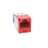 Jack Panduit CAT 6A, Mini-Com® TX6™ Rojo