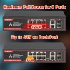 Switch 8 ptos POE 2 Gb + 2SFP, Desktop 100/1000Mbps, Ext 250Mt Max 120w, IEEE802.3af/at, Gtia:10d