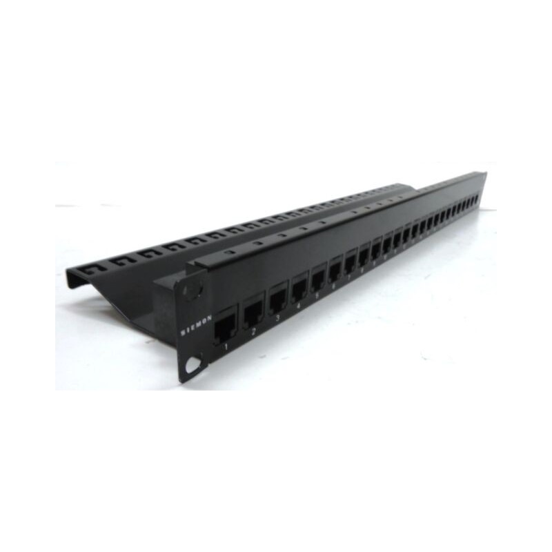 Patchpanel 24 ptos 6A, 1rmu, Siemon