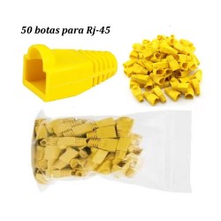 Botas Transparente p/ Rj45, 100 Unds.