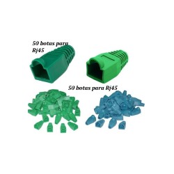 Botas Transparente p/ Rj45, 100 Unds.