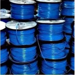 Cable Cat 5e 100% Cobre Elecon AZU p/MTS awg24, SIN identif mts/fts, fab nac