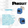 Jack Panduit CAT 6, Mini-Com® TX6™ Azul