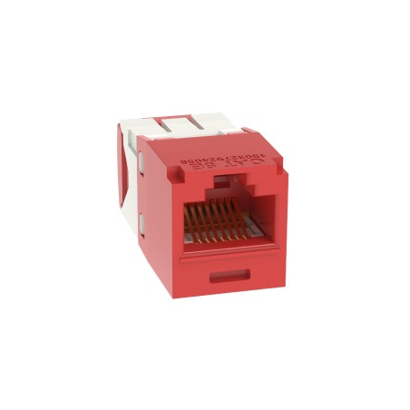 Jack Cat-5e a/b, Minicom Panduit, Rojo