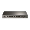 Switch 8 Ptos POE +2Sfp, 1000Mbp Tp-Link QoS L2/L3/L4 QoS e IG, IEEE 802.3af, 53W