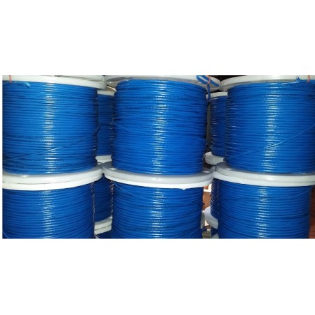 Bobina Cat 5e Elecon F Cobre 305m AZUL fab nac, 100% cobre, awg24.