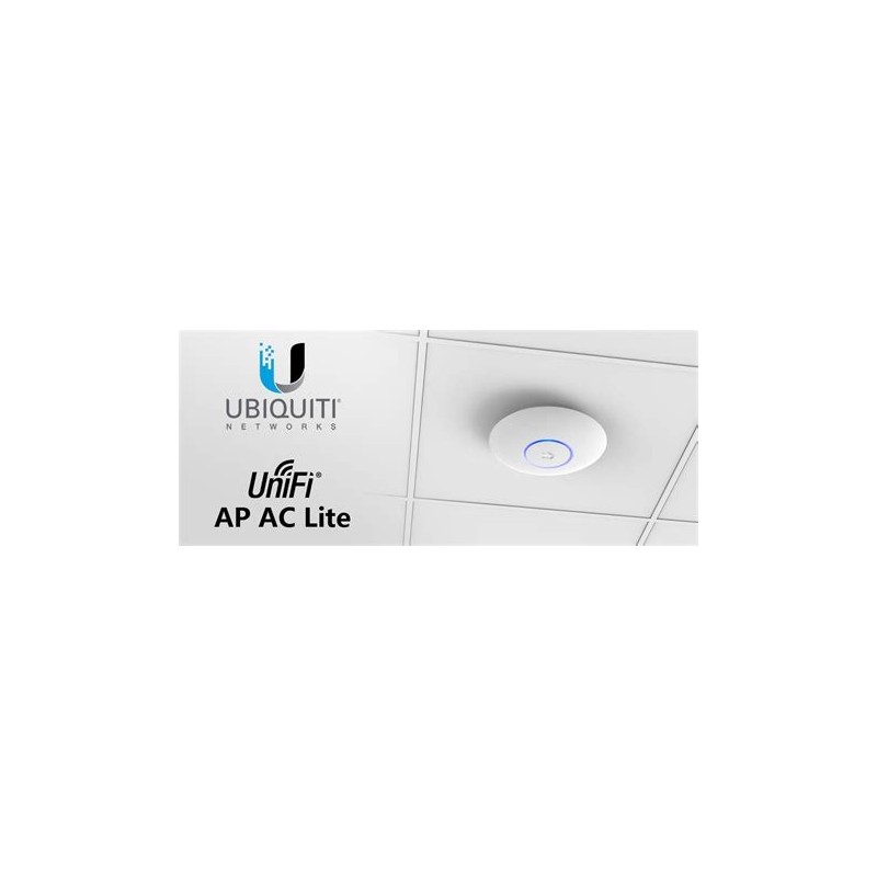 Ap Techo UNIFI 2.4/5Ghz, LITE. (BOX) Indoor 802.3af/A +PoE 24v, 300/867Mbps b/a/g/n/AC, Lan 1000Mbps. Gtia: 30 dias