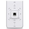 AP U6 Ubiquiti de Pared, Wi-Fi 6 802.11a/b/g/n/ac/ax, Dual Band, 48v PoE+ In, 3 Puertos Rj45 Gb, 1 PoE Out 802.3af/at. Gtia:10d