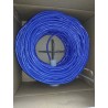 Bobina Cat 6, Cobre Azul, awg24, 110mts -ncf-, 0,5mm, Pvc, 200Mbps