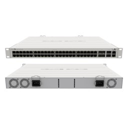 Cloud Router Switch Mikrotik 48 Puertos 1Gbps, 4 Puertos SFP+ 10Gbps, 2 Puertos QSFP+ 40Gbps. Rack