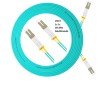 Patch Cord FO MM Lc Lc, OM3 Upc, 50mt Multimodo Duplex, 50/125um, Aqua, lszh