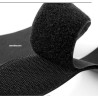 Velcro 10 mt, Ancho: 2 Cm Nylon, NEGRO