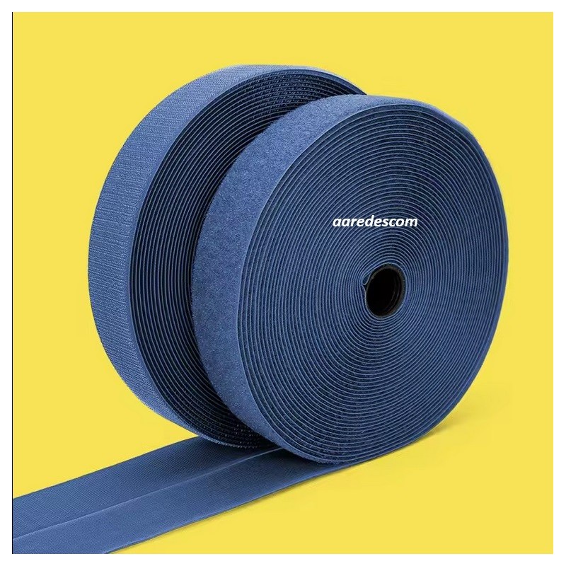 Velcro 10 mt, Ancho: 2 Cm Nylon, AZUL