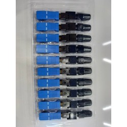 Conector FO SC UPC Rapido SM, Azul fibras G652D, G657A