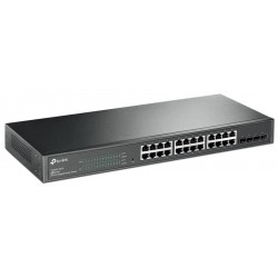 Switch 24 ptos 1000Mb +4Sfp, Tp-Link, QoS, 4k Vlan, SNMP v1/v2c/v3