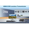 KVM Hdmi 4K 30hz Extender p Fib Opt SM SM20k, MM2k, 1080P_60Hz, Teclado/Raton IR, 2x SFP SM 4.25Ghz 20km, Gtia: 7d