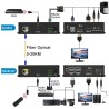 KVM Hdmi 4K 30hz Extender p Fib Opt SM SM20k, MM2k, 1080P_60Hz, Teclado/Raton IR, 2x SFP SM 4.25Ghz 20km, Gtia: 7d