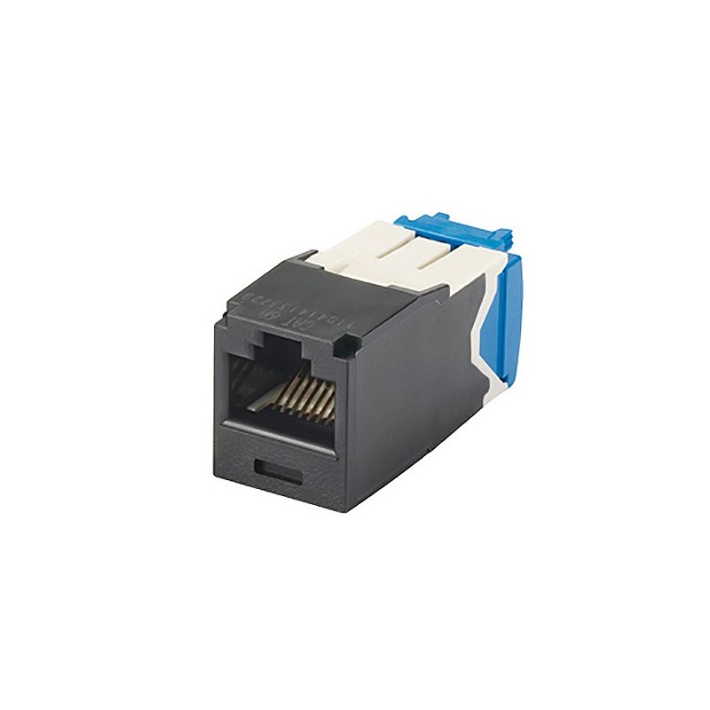 Jack Panduit, CAT 6A 10Ghz, Negro