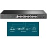 Switch Tp-Link 24 Puertos Administrable Gigabit, L2 (4) SFP, Omada APP, QoS VLAN, Fanless, Gtia: 30 dias