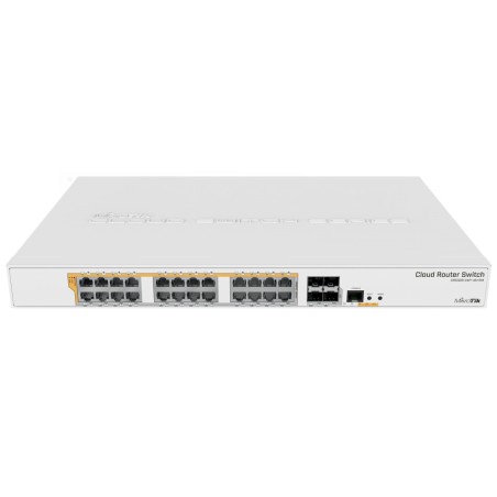 Switch 24p POE +4. Mikrotik Admin, 500w 28 Ptos Gigabit Poe 802.3af/at, 30w