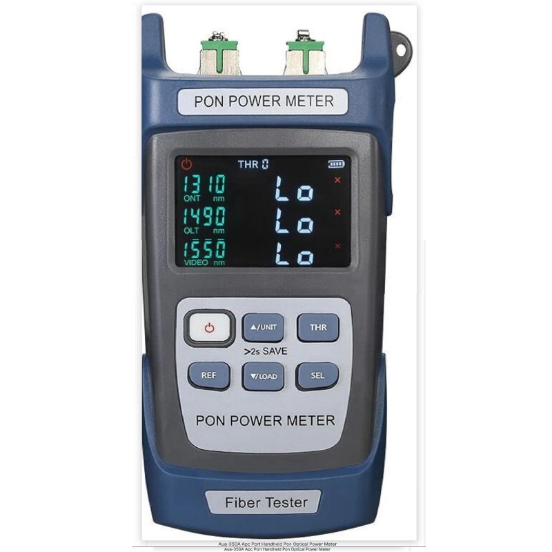 PON Power Meter, 1310, 1490, 1550nm, OPM 6x WL 850_1625, VFL 10mw, Adapt SC APC, Usb, Grtia Serial: 30d